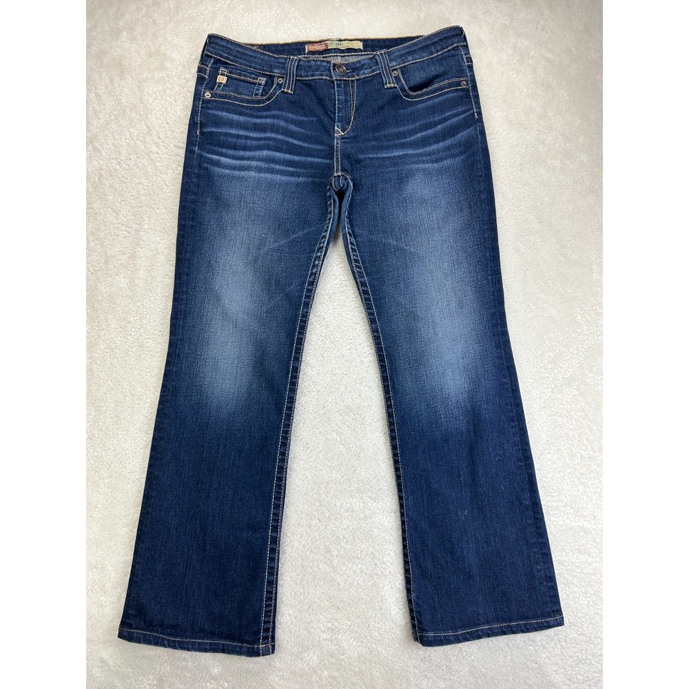 Big Star Remy Bootcut Jeans Womens 33 Blue Denim Modern Western Stretch Cowboy